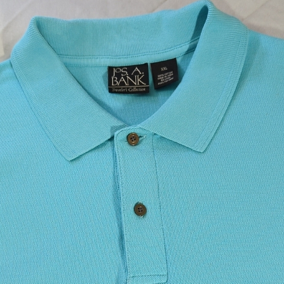 NEW, Jos. A. Bank Blue Polo Shirt Classic Comfort - Picture 2 of 12